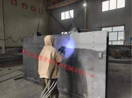 东岸大渠续建配套与现代化改造项目钢制闸门喷锌防腐作业