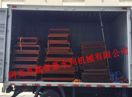 库车市乌恰镇乌恰萨喀古社区21连辖区渠系新建维修项目装车