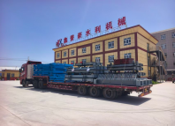 阿克苏地区拜城县布隆乡调蓄池工程钢闸门装车发货